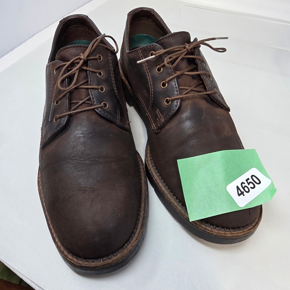 H.S. Trask Oxford Shoes Mens 10 Gore-Tex Waterproof Leather Brown Casual Good